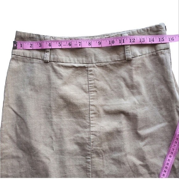 Zara Corduroy A-line Skirt Size 6 - Picture 3 of 5